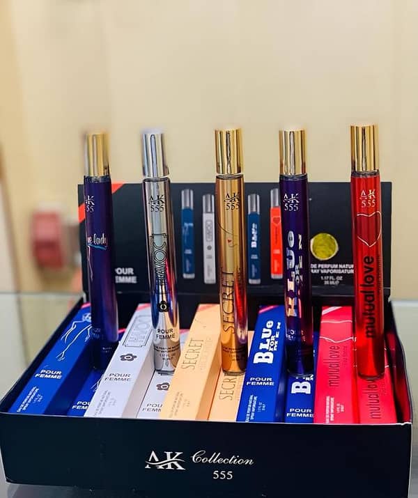 Pack of 5 Pen Perfumes, 35 ml Each