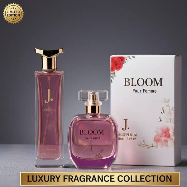 Bloom Perfume + J Dot Pour Femme for Women - 100ml Each, Pack of 2 (Buy 1 Get 1 Free) – Premium EDT Gift Set