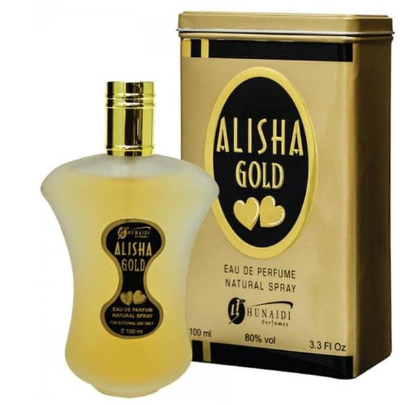 Alisha Gold Perfume for Women, Long-Lasting EDT, 100 ml