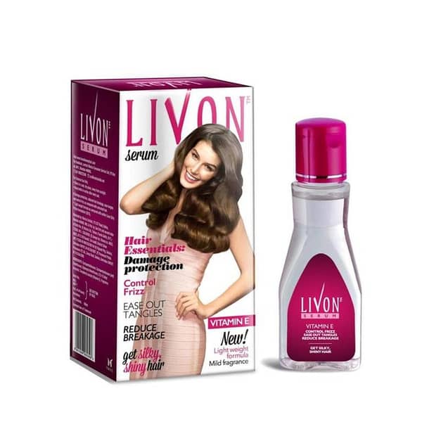 Livon Serum for Women – All Hair Types, Frizz-Free, Smooth & Glossy Finish (50 ml)