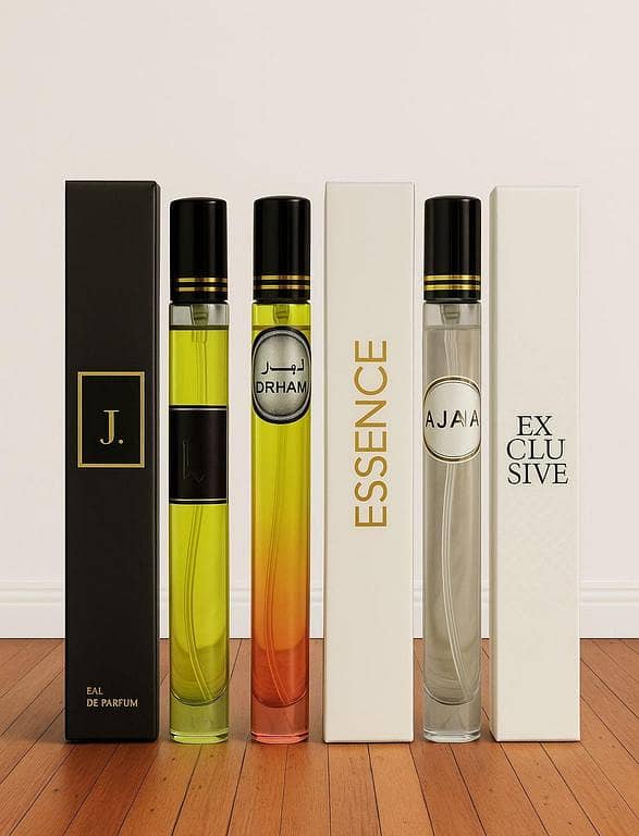Pack of 4 Pen Perfume 35ml – Long-Lasting Arabic Fragrance, Unisex Pocket Spray by Trendify
