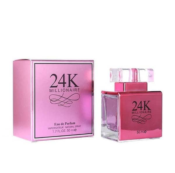 24K Millionaire Perfume Pink - Long-Lasting Original Fragrance, 50ml