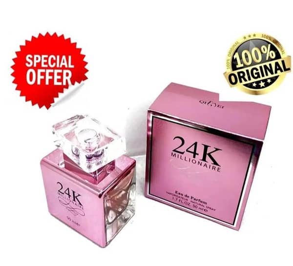24K Millionaire Pink Perfume 50ml for Girls and Women