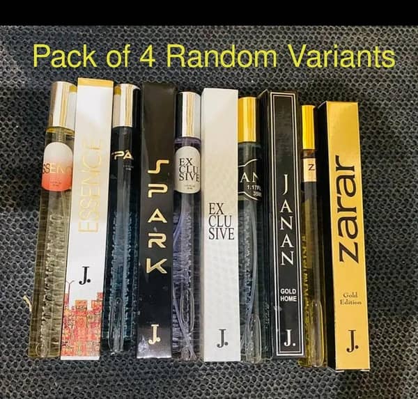 Pack of 4 Pen Perfume Men Impressions (35ml)