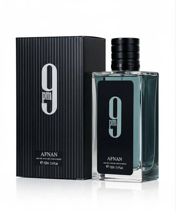 Afnan 9PM Black Smoky Aura EDP 100ML – Unisex Fragrance