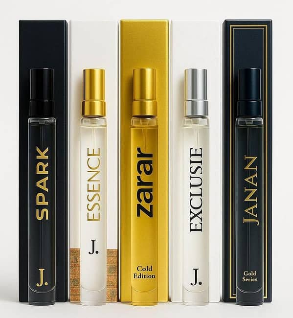5 Pcs Impression Premium Long-Lasting Men’s Perfume Set – 35ml Each, High Projection & All-Day Wear
