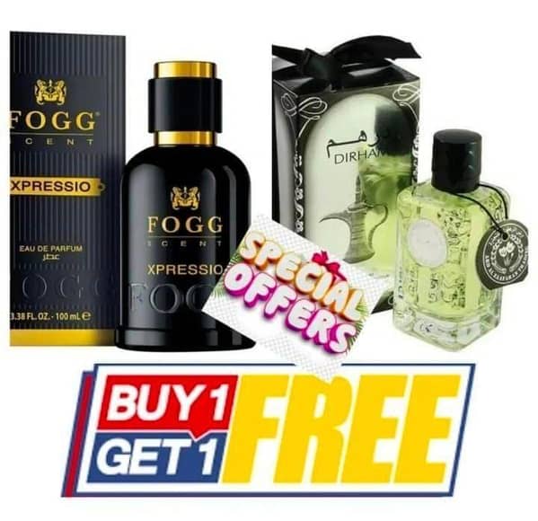 Pack of 2 Gifts: Fog Black with Darhim 100 ml – Buy 11 Get 1 Free