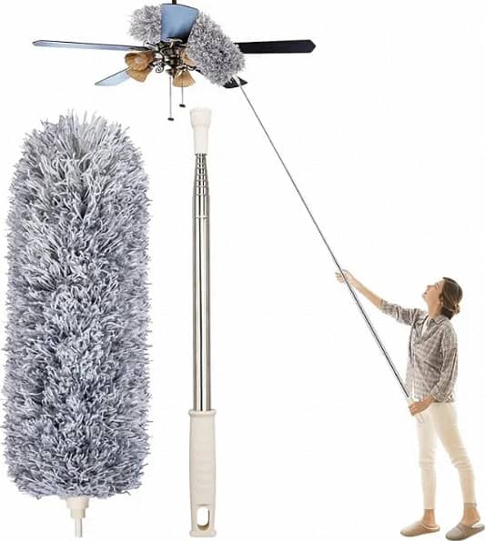 Solar Panel Cleaning Kit - Solar Panel Brush - Microfiber Duster - Duster - Duster Brush - Duster For Solar Cleaning - Duster Cleaner Solar Panel