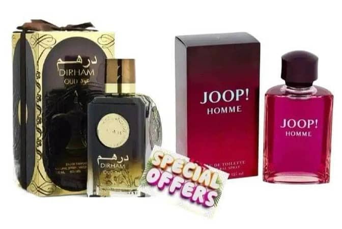 Pack of 2 Oud Collection Dirham 100ml and JOOP! Homme 100ml