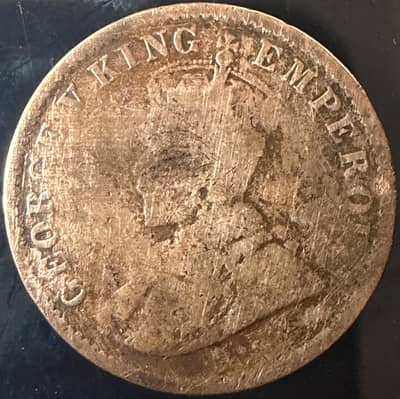 Ultra Rare Antique 1911 British Indian 1/4 ANNA Historic Collector Gem