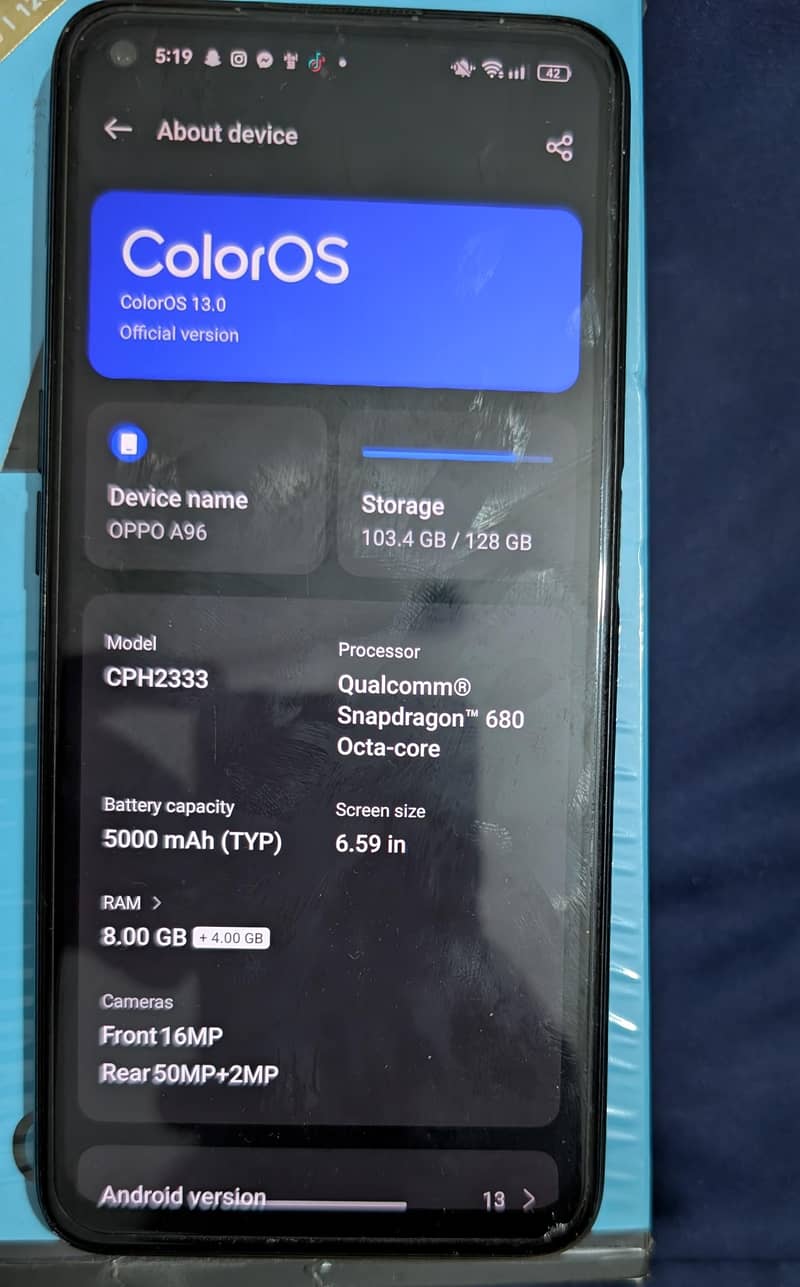 OPPO A96 1