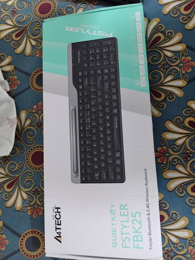 A4tech FKB25 Wireless & Bluetooth Quite soundless keyboard