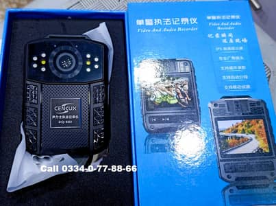 New DSJ-K80 Body Camera | HD Security Body Cam | Audio Video Recorder