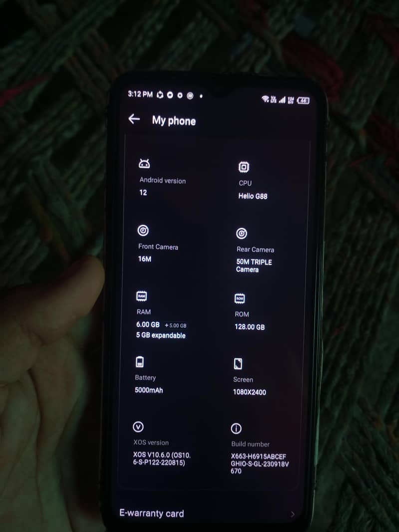 lnfinix note 12 3