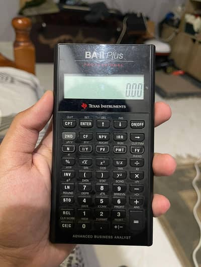 Texas instruments BA II plus professional calculator