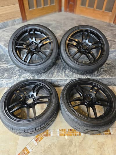 17 inch 7j multi pcd with tyres