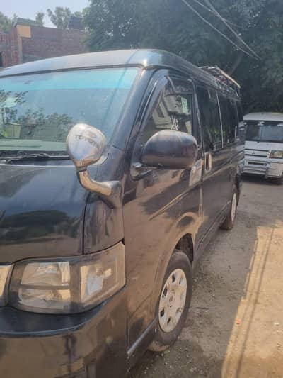 GL BLACK  TOYOTA HIACE BAKSA JAPANI EXCHANGE AVAILABLE