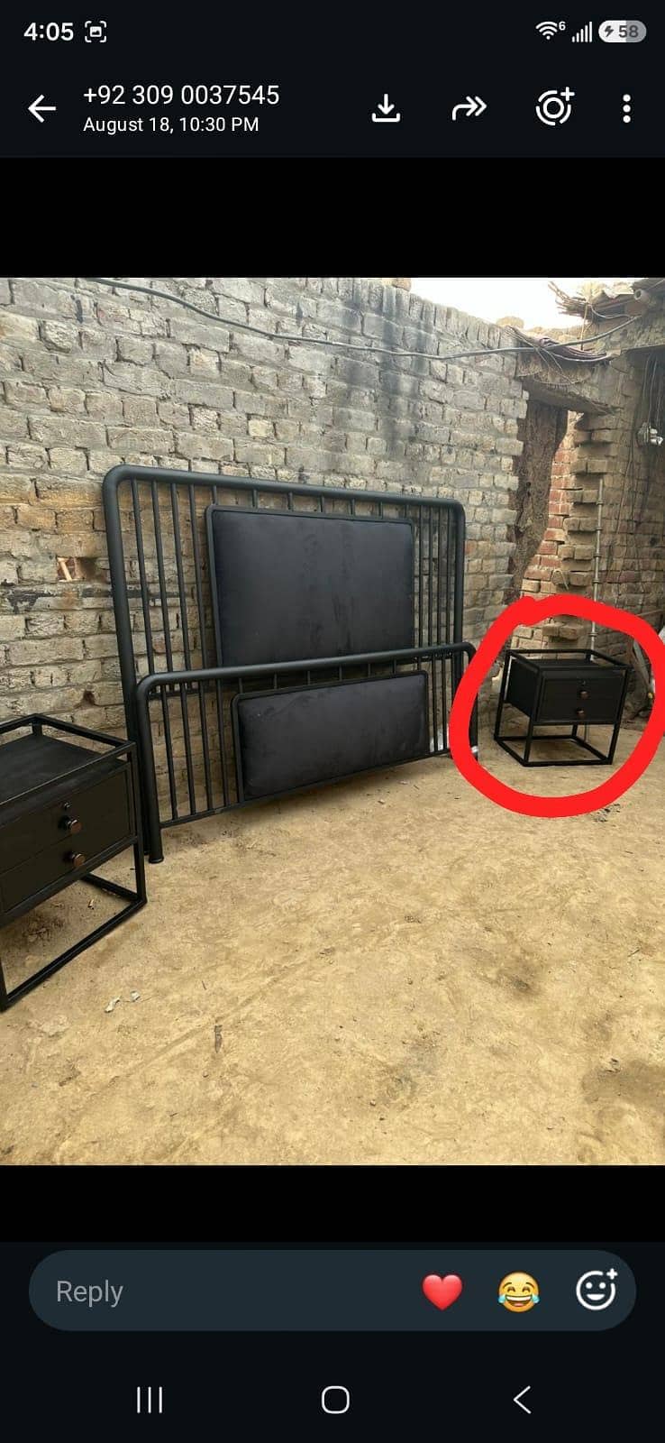 Double bed/ bed set /side tables or dressing 1
