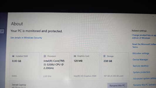 HP Elite book 840 G2 - Core i5 5th Gen - 8 GB RAM - 256 GB SSD - Slim