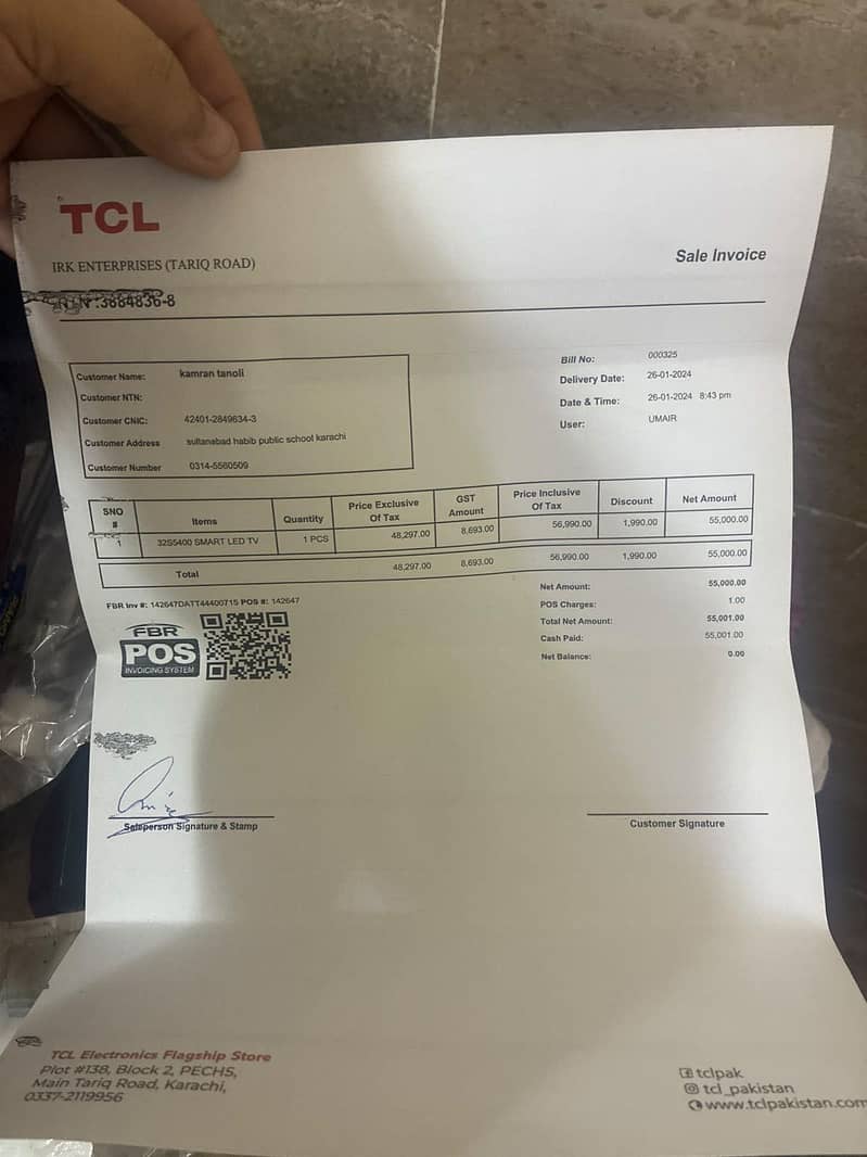 Tcs 32 inch 4