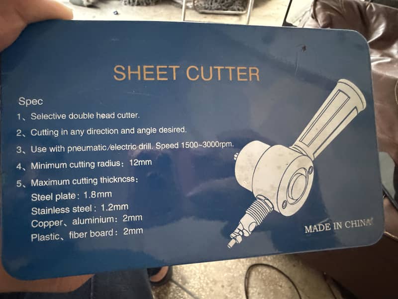Sheet cutter 4