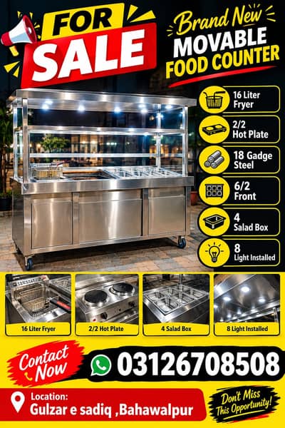 Fast Food Counter Setup – Ready Business Opportunity