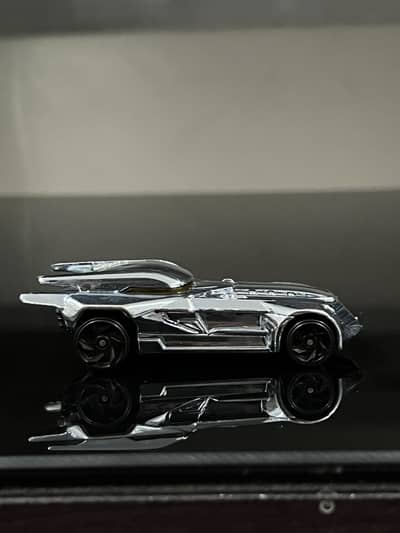 Hot Wheels Batmobile — Chrome Silver Diecast (Rare DC Collectible)