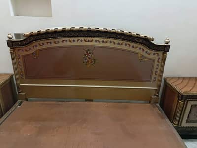 1king size Bed with Dressing and Side tables