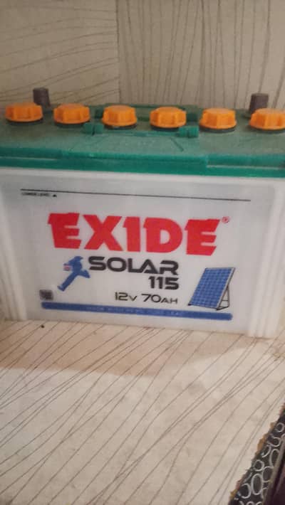 Exide battery 12v 70ah