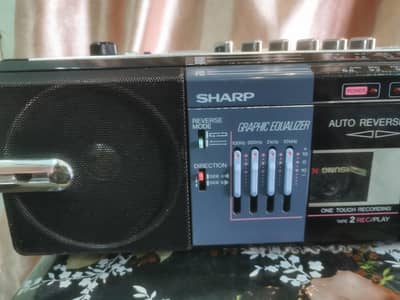 Sharp tape rewarded with 4 band radio