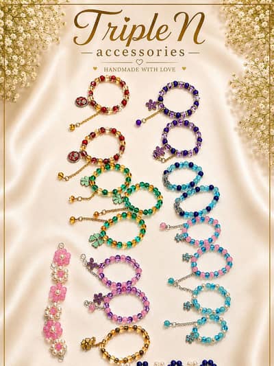 Beaded hand made bracelets 200 each
