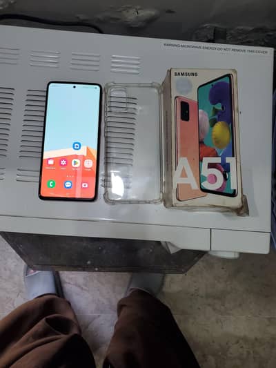 Samsung Mobile A51 dule sim 6 128 mobile box exchng any mobile