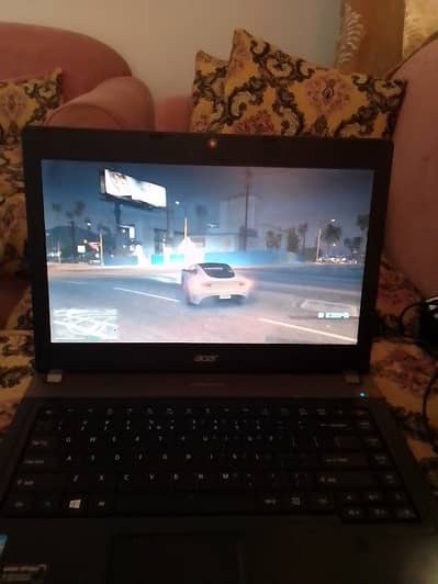 Laptop Acer travelmate with gta v batman arkham knight gtaiv and