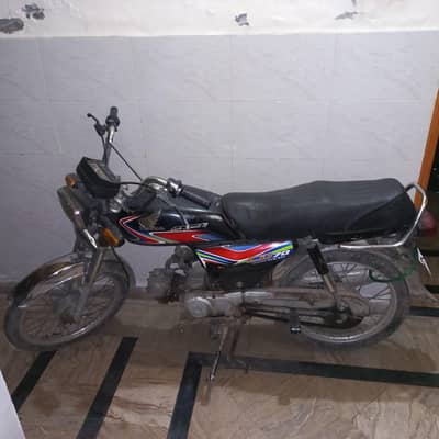 Honda CD 70 Black 2018 Model