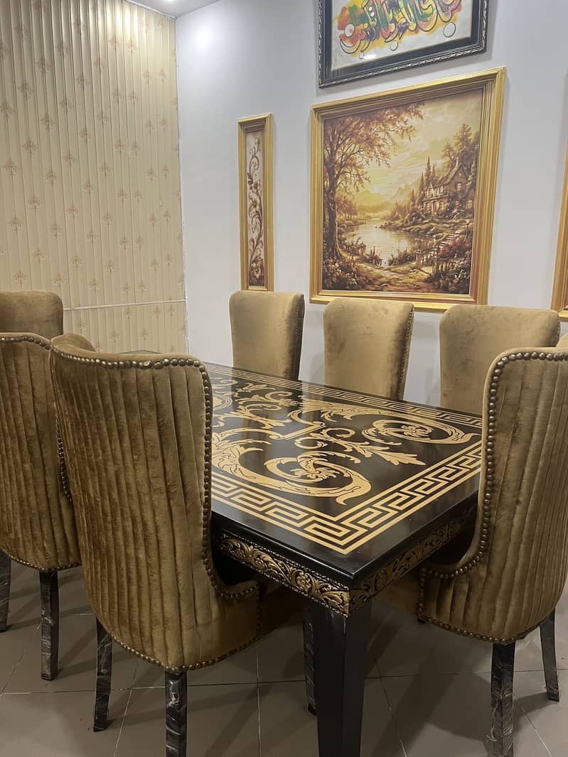 8 Chairs Dining table 0