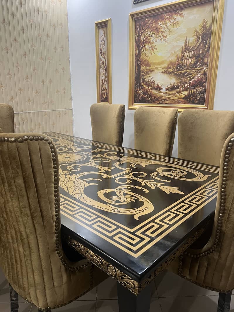 8 Chairs Dining table 1