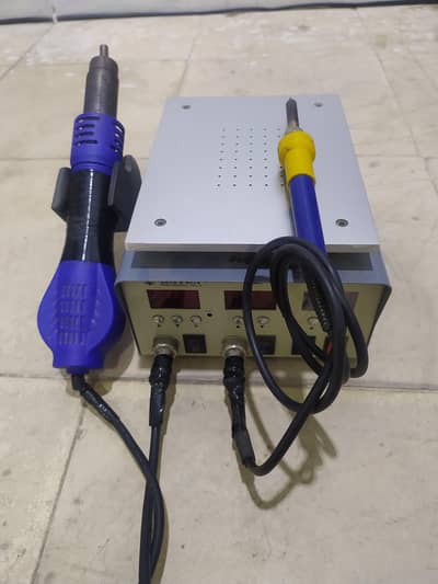 3-in-1 Mobile Repairing Station – Hot Air + Soldering + Suprator