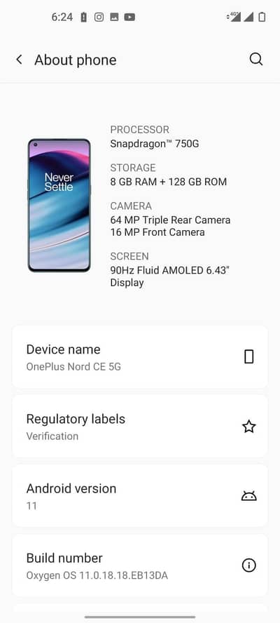 One Plus Nord CE 5