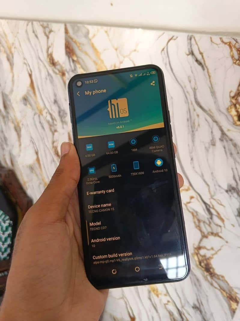 Tecno CAMON 15 0