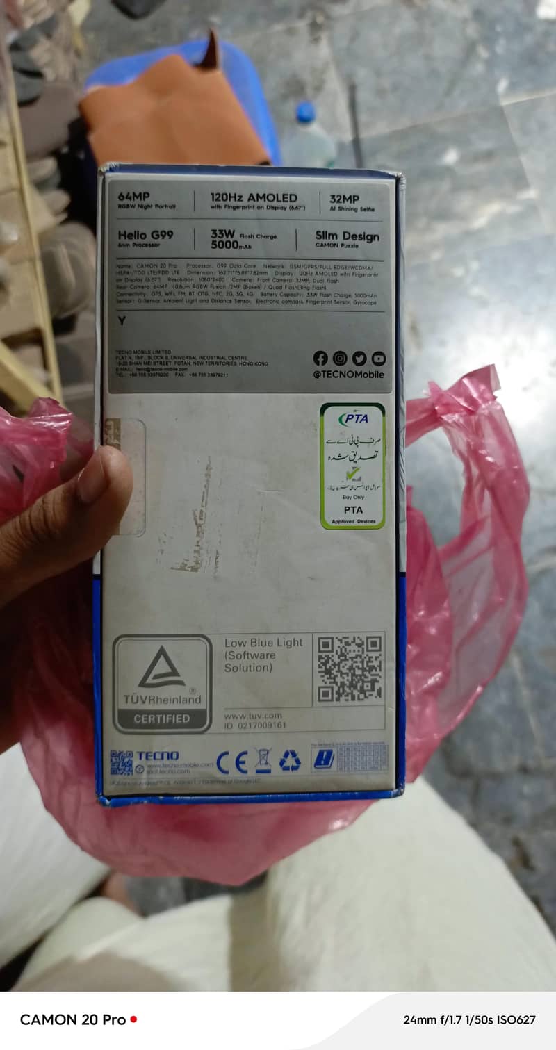 Tecno CAMON 20 Pro 6