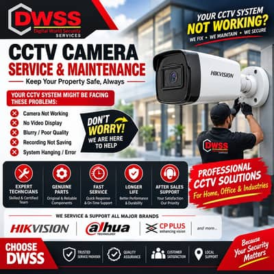 CCTV Camera Service | camera Maintenance | cctv smart wifi cameras