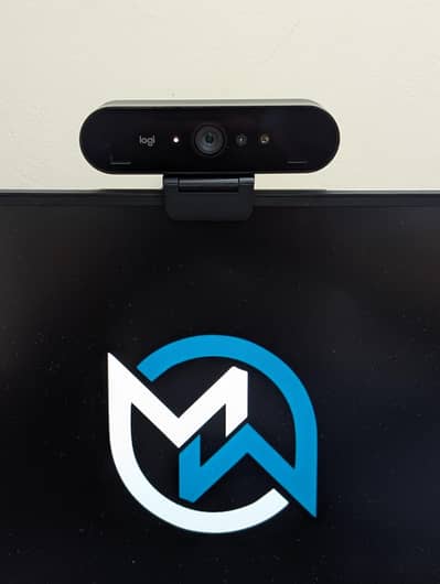 Logitech brio 4k webcam with original cable