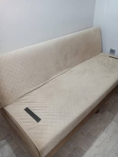 sofa cum bed+ 5 seeter complete new