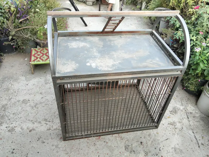 Green & Raw Parrot Heavy Cage 3×3×2 Feet Double Trey 40 Kg — photo 5