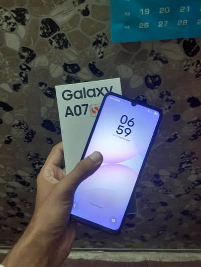 Samsung Mobile A07 5G 4 128 3 month plus warranty