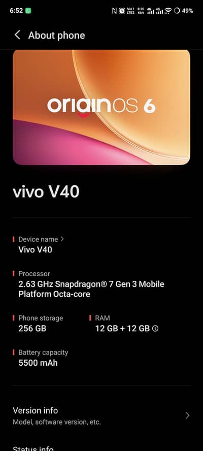 Vivo V40