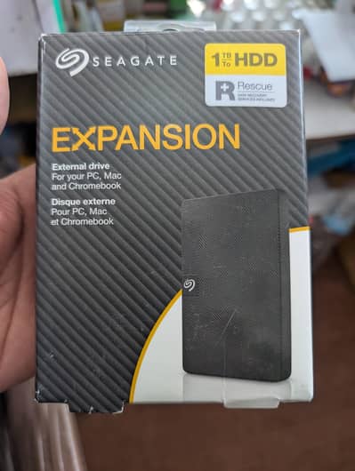 Seagate 1TB external hard disk brand new