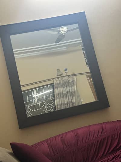 wall mirror and luxury table and terace swing