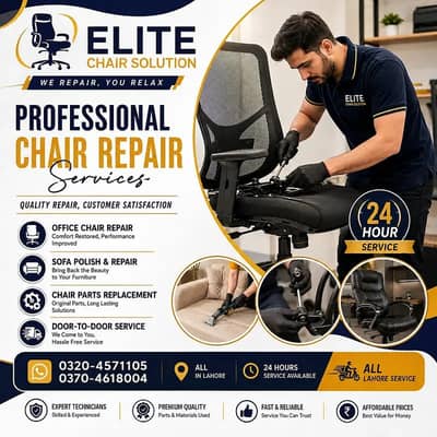 Office Chair Repair & Restoration | 24-Hour Service