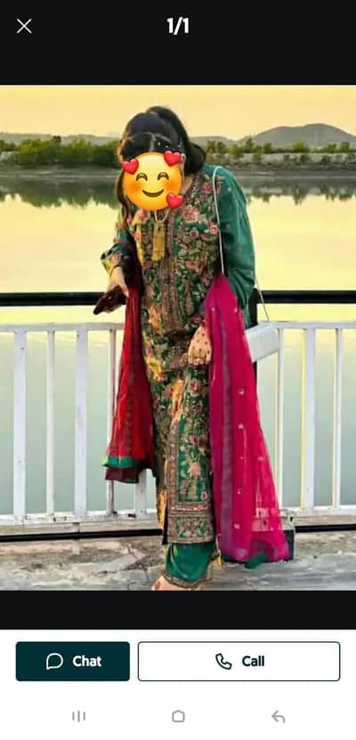 silk suit with jalee dupata